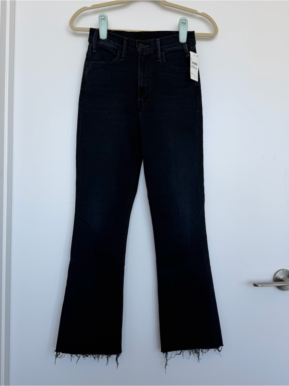 MOTHER Denim High-Rise Flare Jeans - Dark Wash
